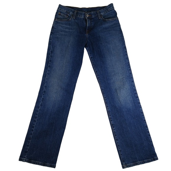 Lucky Brand Denim - VTG Lucky Brand Jeans Womens 29 Classic Fit Straight Josie Denim Dungarees Blue